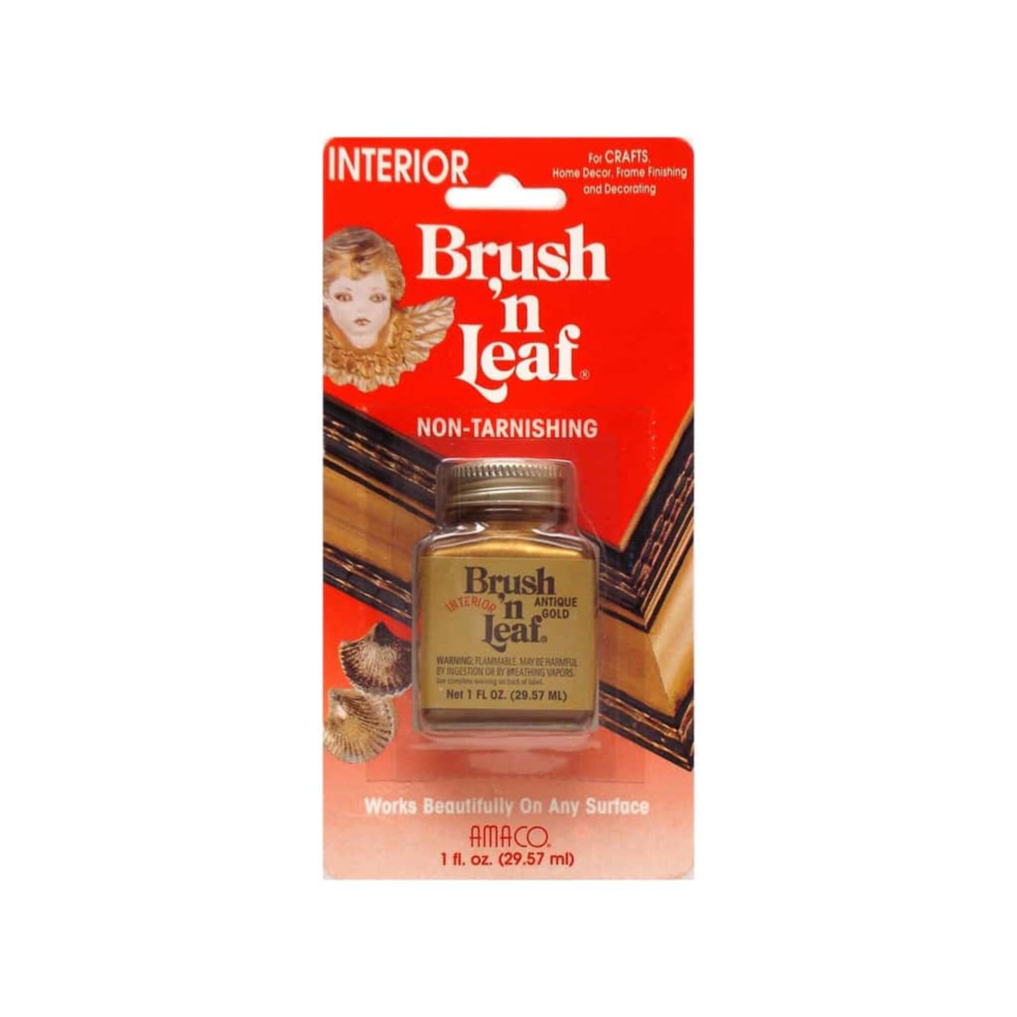 Amaco Brush 'n Leaf® Metallic Interior Paint